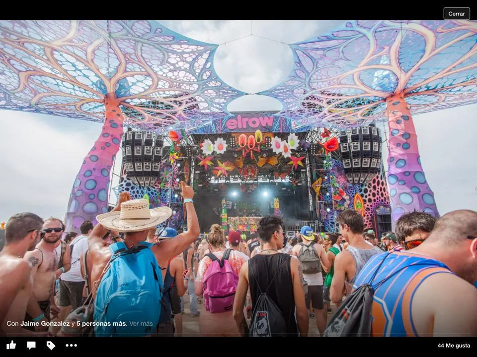 Festival crowd in front of an Aphonik-powered stage